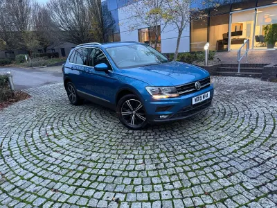 Used VW Tiguan SE 130 HP (95 kW) 2019 Blue SUV