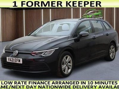 Used VW Golf VIII S 115 HP (84 kW) 2021 Black Estate
