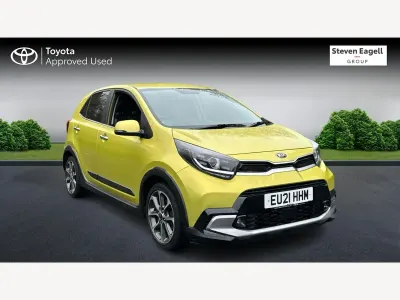 Used Kia Picanto X-Line 67 HP (49 kW) 2021 Green Hatchback