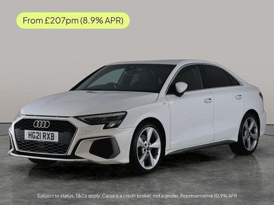 Used Audi A3 S-Line 110 HP (80 kW) 2021 White Sedan