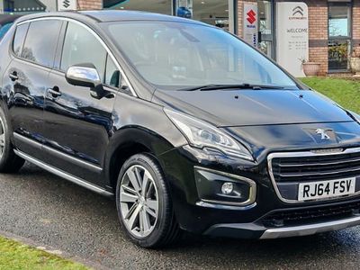 Black Used 2015 Peugeot 3008 Allure Hatchback | £6,295 (Fair price)