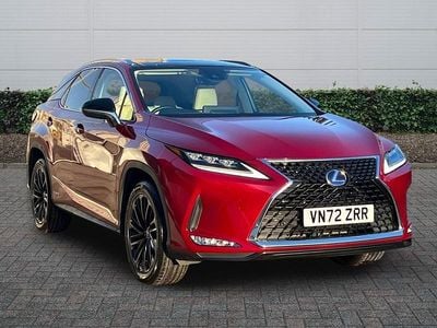 Red Used 2022 Lexus RX450h Sport Line SUV | £34,391 (Fair price)