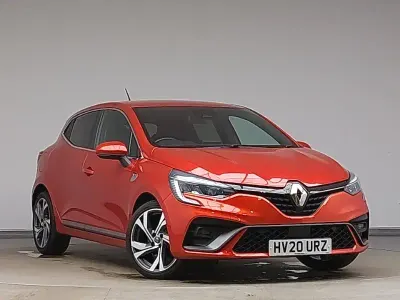 Usado Renault Clio V RS Line 130 CV (95 kW) 2020 Rojo Utilitario