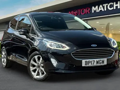Used Ford Fiesta Zetec 2017 Black Hatchback