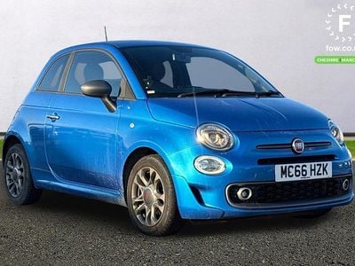 Used Fiat 500 S 69 HP (50 kW) 2017 Blue Hatchback