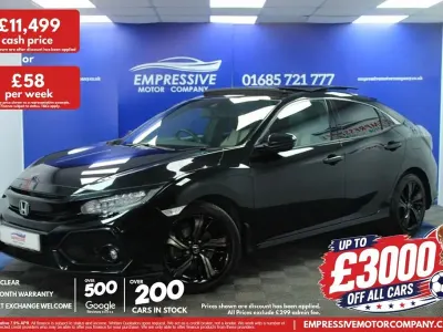 Used Honda Civic EX 120 HP (88 kW) 2018 Black Hatchback