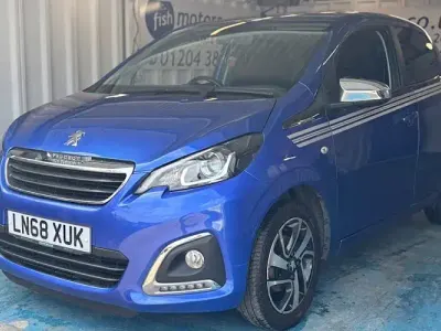 Used Peugeot 108 Collection 72 HP (52 kW) 2018 Blue Hatchback