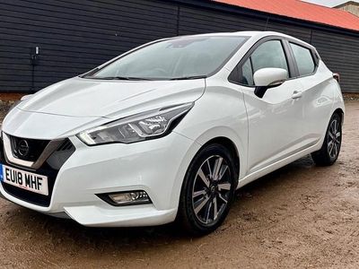 Used Nissan Micra Acenta Limited Edition 90 HP (66 kW) 2018 White Hatchback