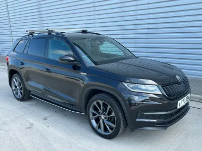 Used Skoda Kodiaq SportLine 150 HP (110 kW) 2020 Black SUV