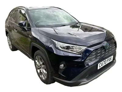 Second-hand Toyota RAV4 Hybrid Skyview Edition 218 CP (160 kW) 2021 Albastru SUV