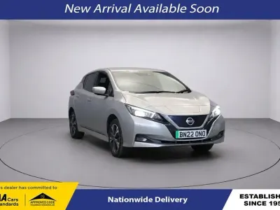 Used Nissan Leaf N-Connecta 160 kW (218 HP) 2022 Silver Hatchback