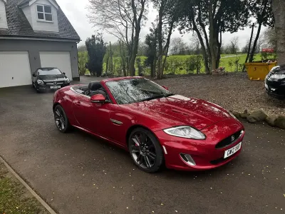 Used Jaguar XKR Supercharged 510 HP (375 kW) 2012 Red Cabriolet
