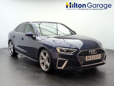 Blue Used 2022 Audi A4 S-Line Sedan | £20,250 (Good price)