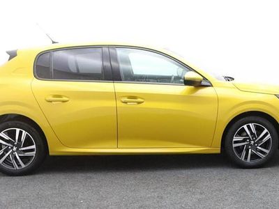 Yellow Used 2021 Peugeot 208 Allure Premium Hatchback | £12,499 (Fair price)