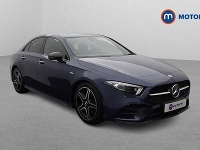 Blue Used 2022 Mercedes A200 AMG Line Premium Plus Sedan | £21,499 (Fair price)