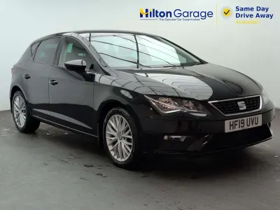 Used Seat Leon SE Dynamic 115 HP (84 kW) 2019 Black Hatchback