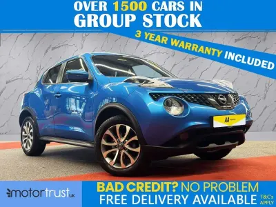 Used Nissan Juke Tekna 117 HP (86 kW) 2018 Blue SUV