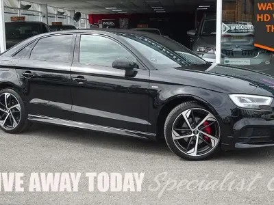 Używany Audi A3 Black Edition 116 KM (85 kW) 2019 Czarny Sedan/Limuzyna
