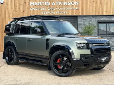 Used Land Rover Defender 400 HP (294 kW) 2023 Factory satin ppf pangea green SUV