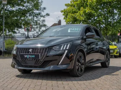 Used Peugeot 208 GT 99 HP (72 kW) 2023 Black Hatchback