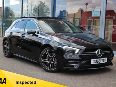 Used Mercedes A35 AMG Premium Plus 306 HP (225 kW) 2019 Black Hatchback