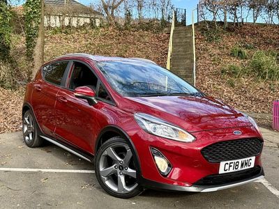Used Ford Fiesta Active 125 HP (91 kW) 2018 Red Hatchback