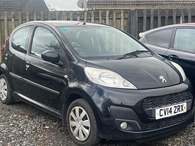 Used Peugeot 107 Active 68 HP (50 kW) 2014 Black Hatchback