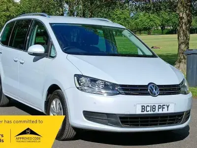 Used VW Sharan SE 150 HP (110 kW) 2018 Silver MPV