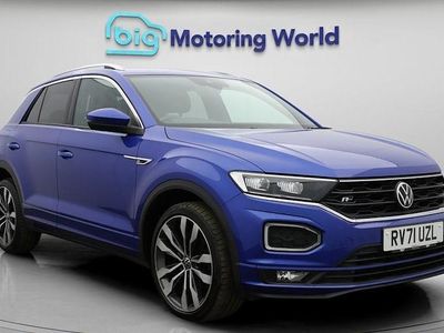 Used VW T-Roc R-line 150 HP (110 kW) 2021 Blue SUV