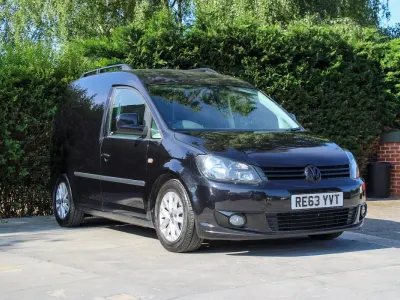 Used VW Caddy Highline 102 HP (75 kW) 2013 Black MPV