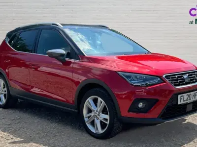 Used Seat Arona FR 115 HP (84 kW) 2020 Metallic  desire red with grey roof SUV