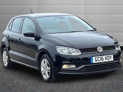 Used VW Polo Match 60 HP (44 kW) 2016 Black Hatchback