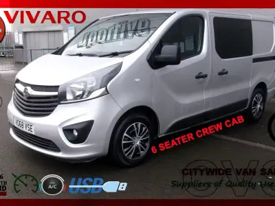 Second-hand Vauxhall Vivaro Sportive 125 CP (91 kW) 2018 Argintiu Monovolum