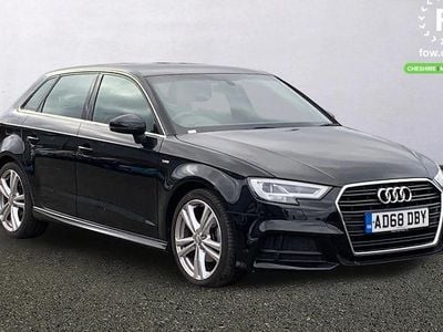 Used Audi A3 Sportback S-Line 116 HP (85 kW) 2019 Black Hatchback