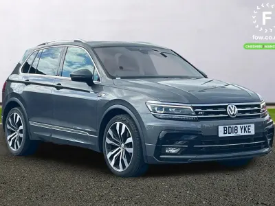 Used VW Tiguan R-line 190 HP (139 kW) 2018 Grey SUV