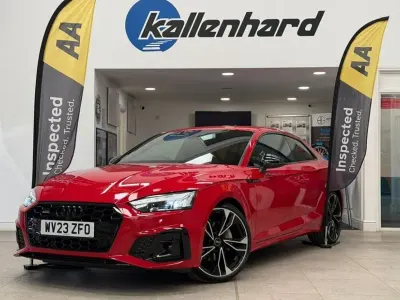 Used Audi A5 Black Edition 204 HP (150 kW) 2023 Red Coupe