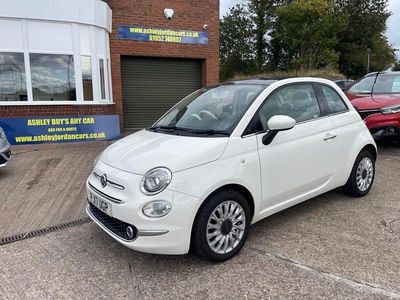 Used Fiat 500 Lounge 69 HP (50 kW) 2017 White Hatchback