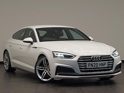 Used Audi A5 S-Line 190 HP (139 kW) 2020 White Coupe