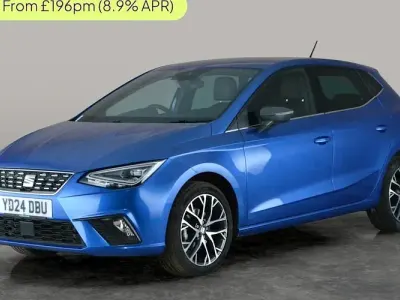 Begagnad Seat Ibiza XCELLENCE 110 HK (80 kW) 2023 Blå Halvkombi