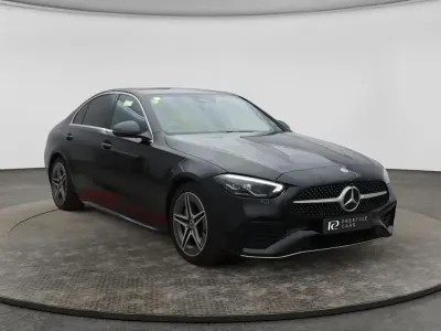 Used Mercedes C220 AMG line 2023 Black Sedan