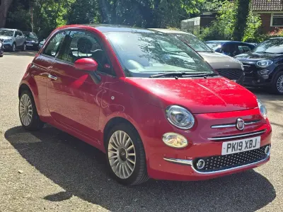 Used Fiat 500 Lounge 69 HP (50 kW) 2019 Red Hatchback