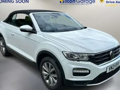 Begagnad VW T-Roc Design 150 HK (110 kW) 2021 Vit SUV