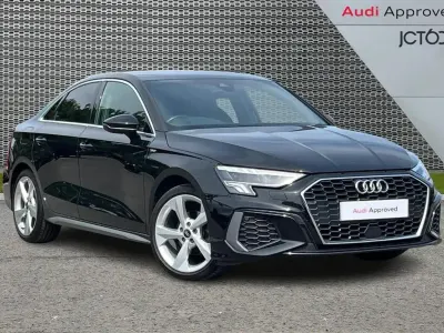 Used Audi A3 S-Line 150 HP (110 kW) 2023 Black Sedan