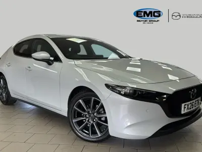 Used Mazda 3 Takumi-Line 186 HP (136 kW) 2026 White Hatchback