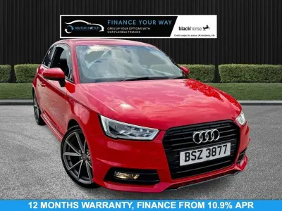 Usado Audi A1 Black Edition 150 HP (110 kW) 2017 Vermelho Citadino
