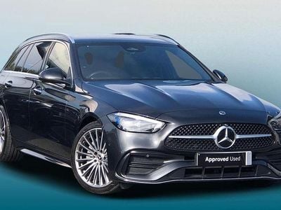 Grey Used 2022 Mercedes C300 AMG Line Premium Estate | £30,895 (Expensive)