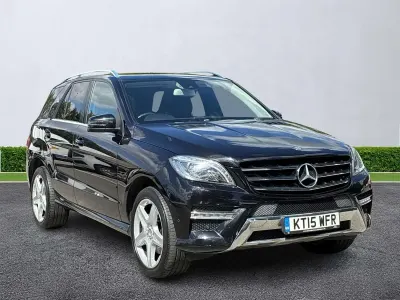 Used Mercedes ML350 AMG line 2015 Black SUV