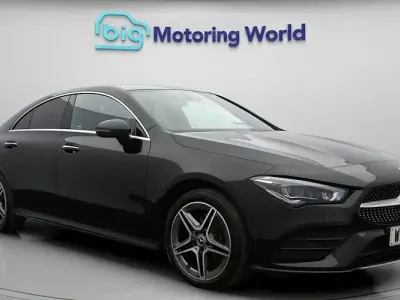 Used Mercedes CLA250e AMG line 259 HP (190 kW) 2022 Black Coupe