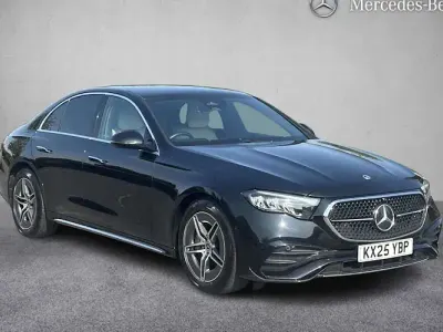 Used Mercedes E200 AMG line 204 HP (150 kW) 2025 Black Sedan