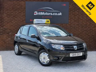 Used Dacia Sandero Ambiance 75 HP (55 kW) 2015 Black Hatchback